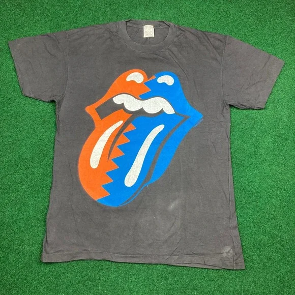 Vintage Rolling Stones Shirt Mens XL 1990 Europe Urban Jungle Steel Wheels 90s - Picture 2 of 16